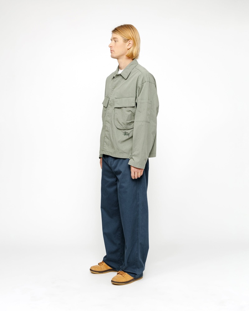 Stussy Workgear Twill Trousers Navy | 15762MWDJ