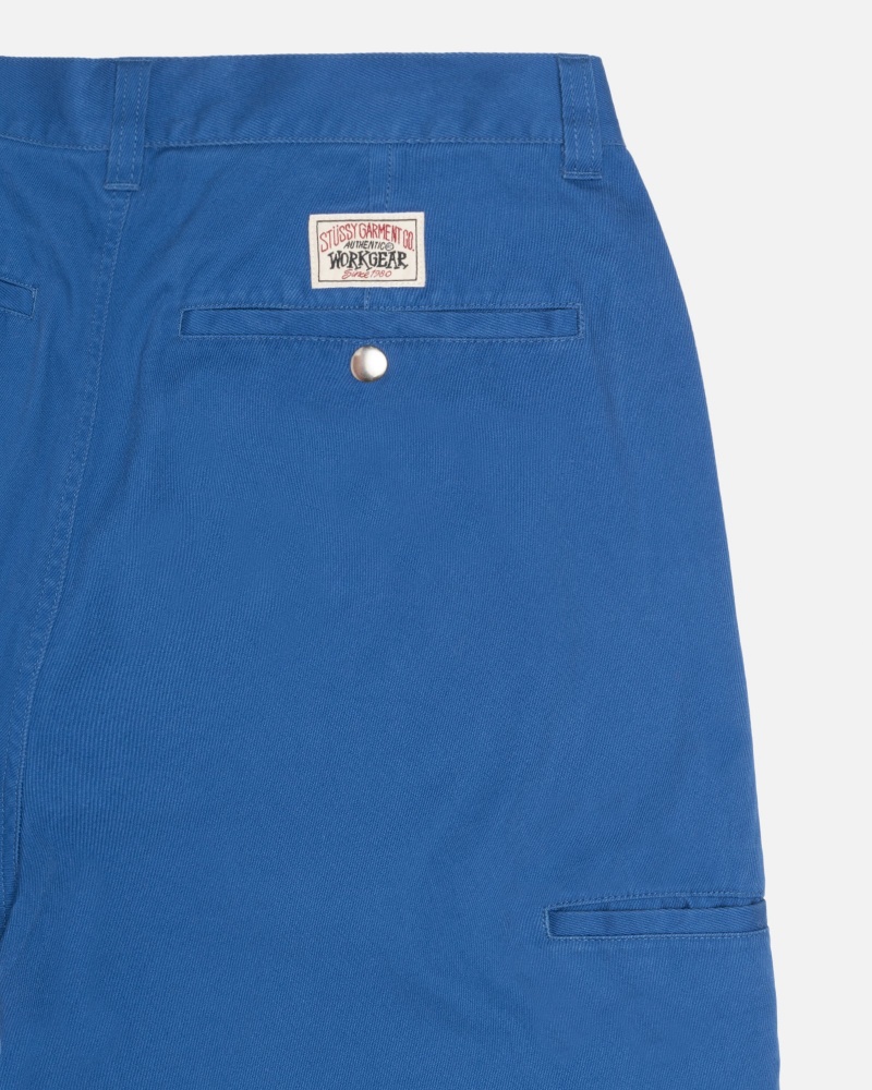 Stussy Workgear Twill Trousers Royal | 90584PQUA