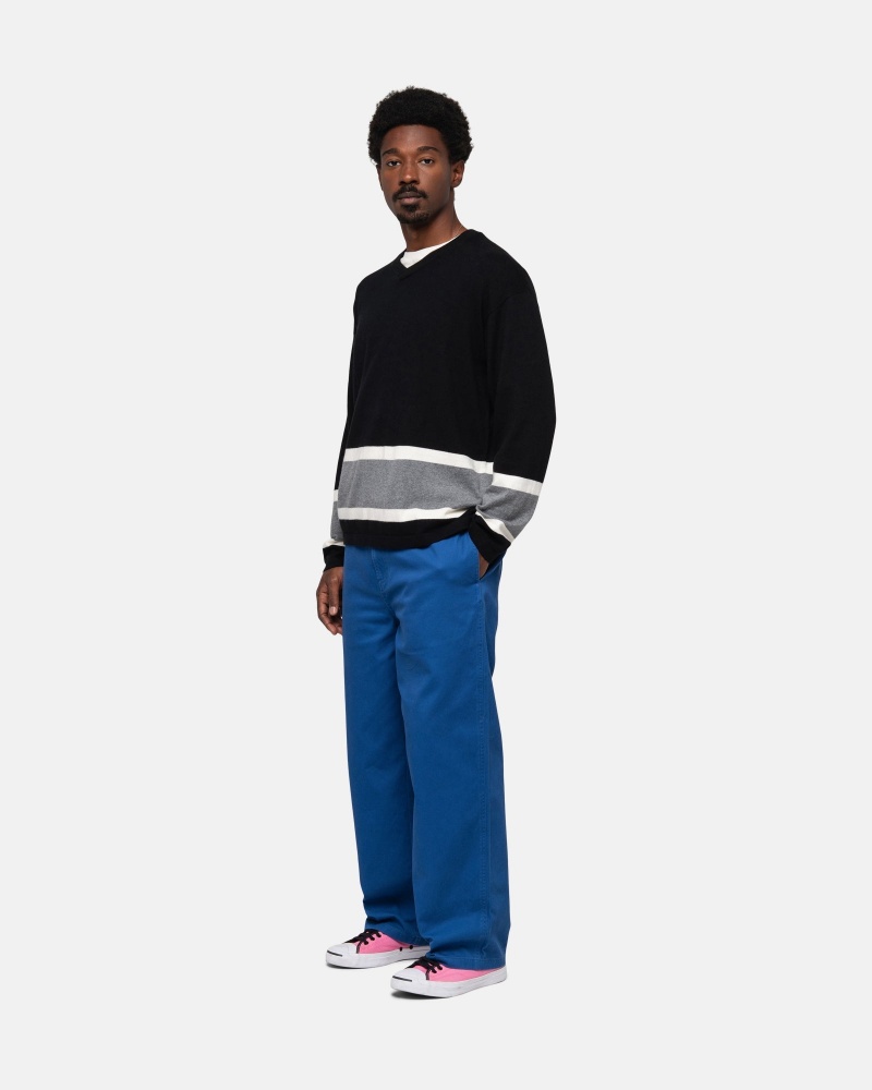 Stussy Workgear Twill Trousers Royal | 90584PQUA